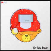 На фотографии Светильник Детский SK-Led  BEAR STICK  G/WW из раздела Детские цвет корпуса  на 1 источника света
