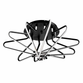 На фотографии Люстра Светодиодная SY-6105/8 BK  из раздела Светодиодные цвет корпуса Чёрный на 8 источника света