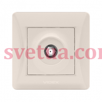 Розетка кремовая VF-BNSK1SATE-CR фото