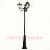 Садово - парковый светильник KX-14106M/P3 BK фото