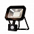 На фотографии Прожектор с датчиком движения SLP-30W  SMD LED 6000K Д/Р BK из раздела Прожекторы светодиодные цвет корпуса Чёрный на  источника света