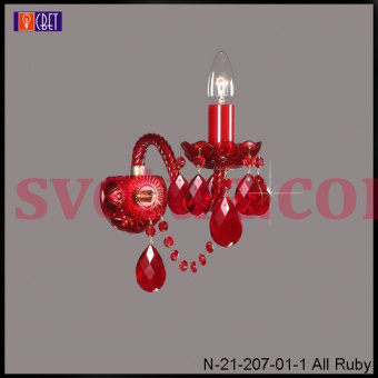 Бра Glass LPS N-21-207/01/1 all ruby фото