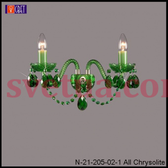 Бра Glass LPS N-21-205/02/1 all chrisolite Ni фото