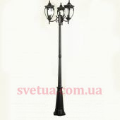 Садово - парковый светильник KX-13908/P3 BK фото