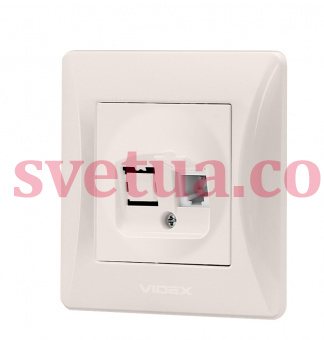 Розетка кремовая VF-BNSK1PC6-CR фото