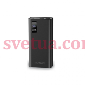 Повербанк TITANUM 728S 30000mAh 22.5W Black фото