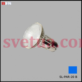 Лампочка светодиодная SL-PAR 20 BL синяя фото
