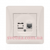 Розетка кремовая VF-BNSK1PC6-CR фото