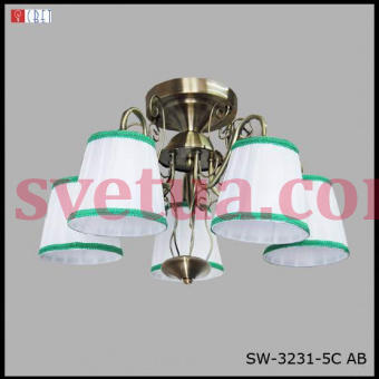 Люстра Декоративная SW-3231/5C AB фото