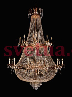 Люстра Хрустальная SD-8605/48 A+B 1/2 FBK+BK фото