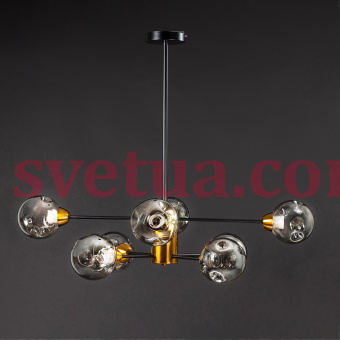 Люстра Декоративная DX-2010-8 BK+DGD фото