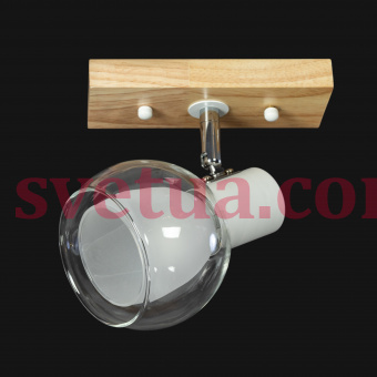 Свeтильник SR-N5105/1 WT+WOOD фото