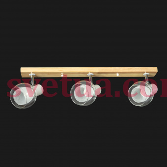 Свeтильник SR-N5105/3 WT+WOOD фото